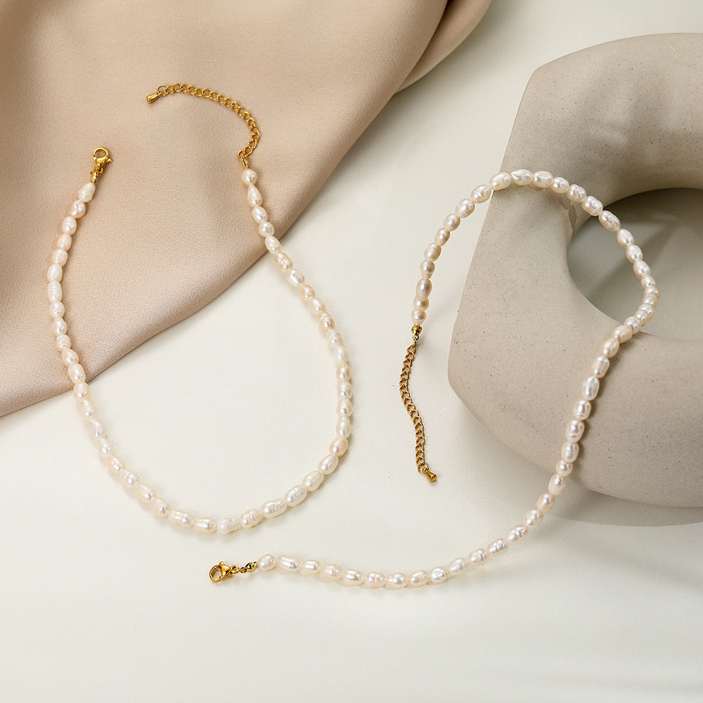 Luxury Minority Natural Freshwater Pearl Necklace| Unique Lebal