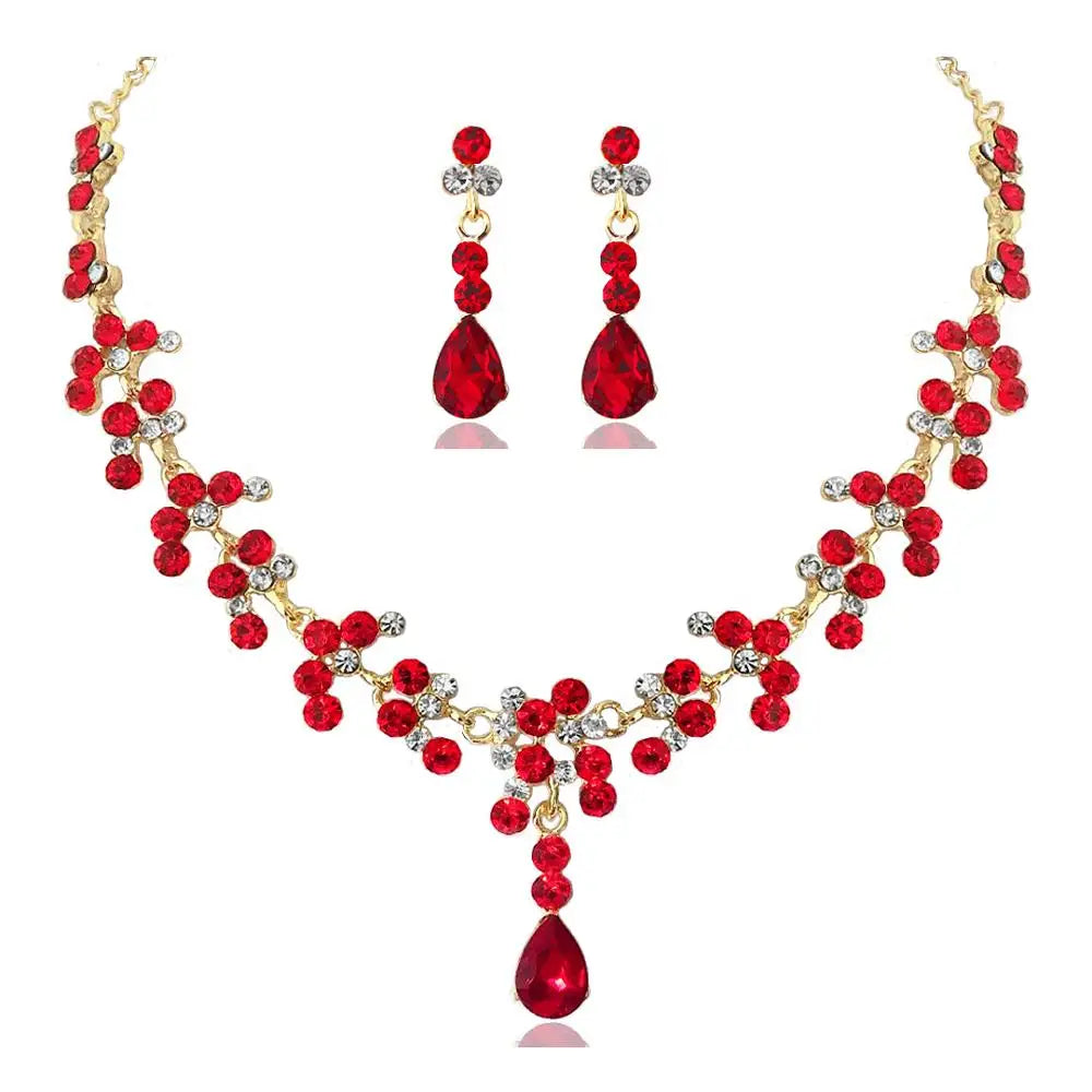 Crystal Bridal Wedding Jewelry Sets