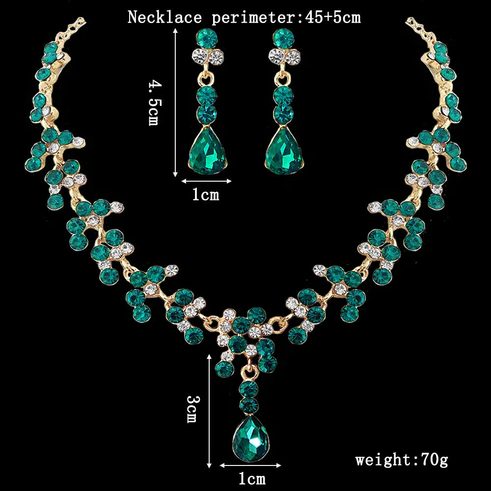 Crystal Bridal Wedding Jewelry Sets