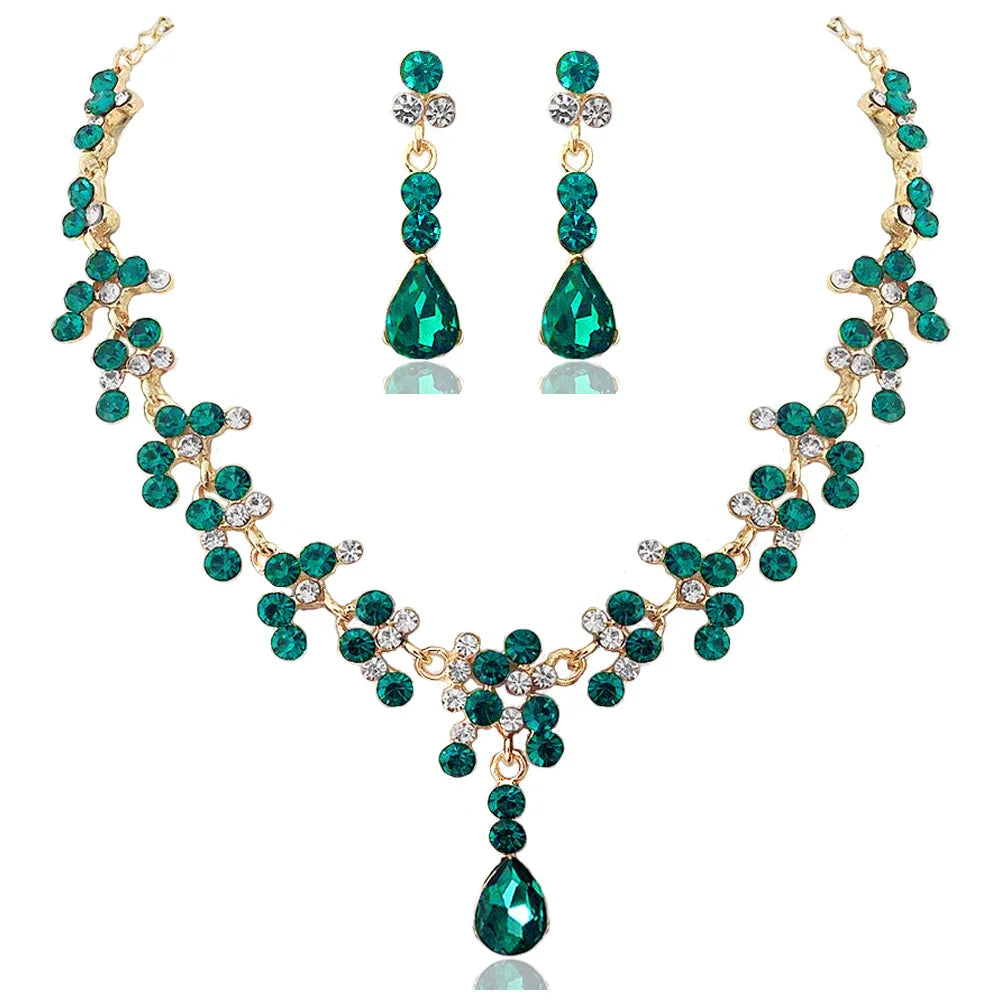 Crystal Bridal Wedding Jewelry Sets