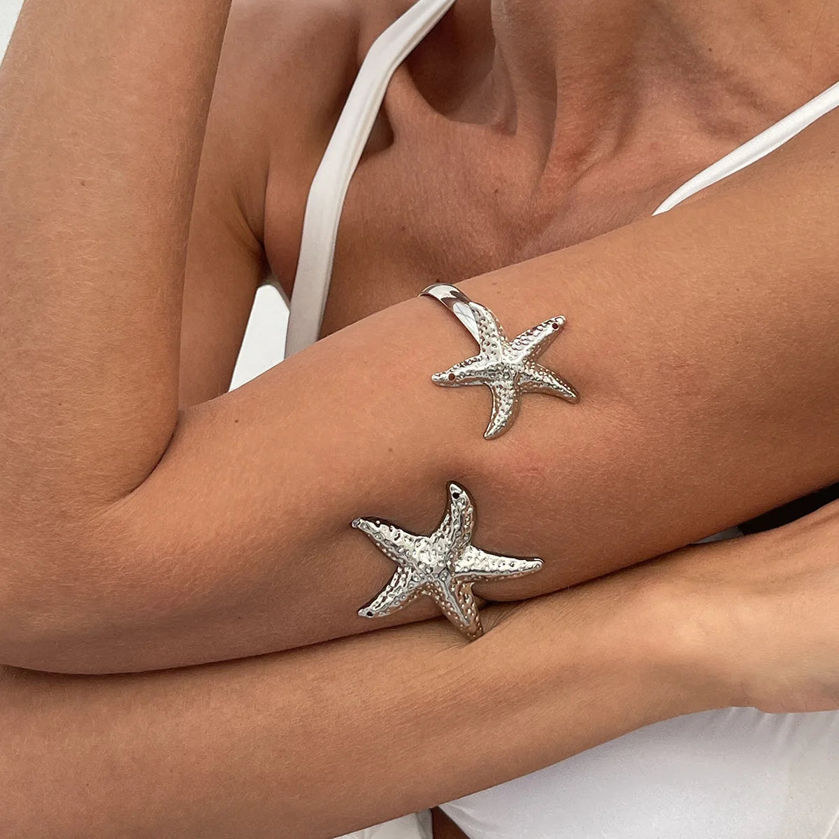 Starfish Arm Chain Bracelet