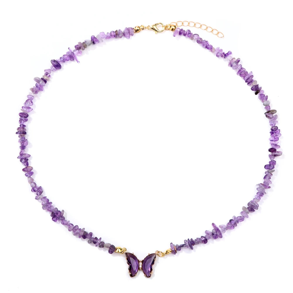Butterfly Crystal Necklace