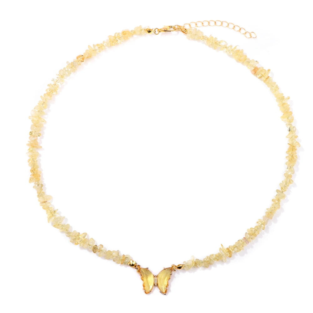 Butterfly Crystal Necklace