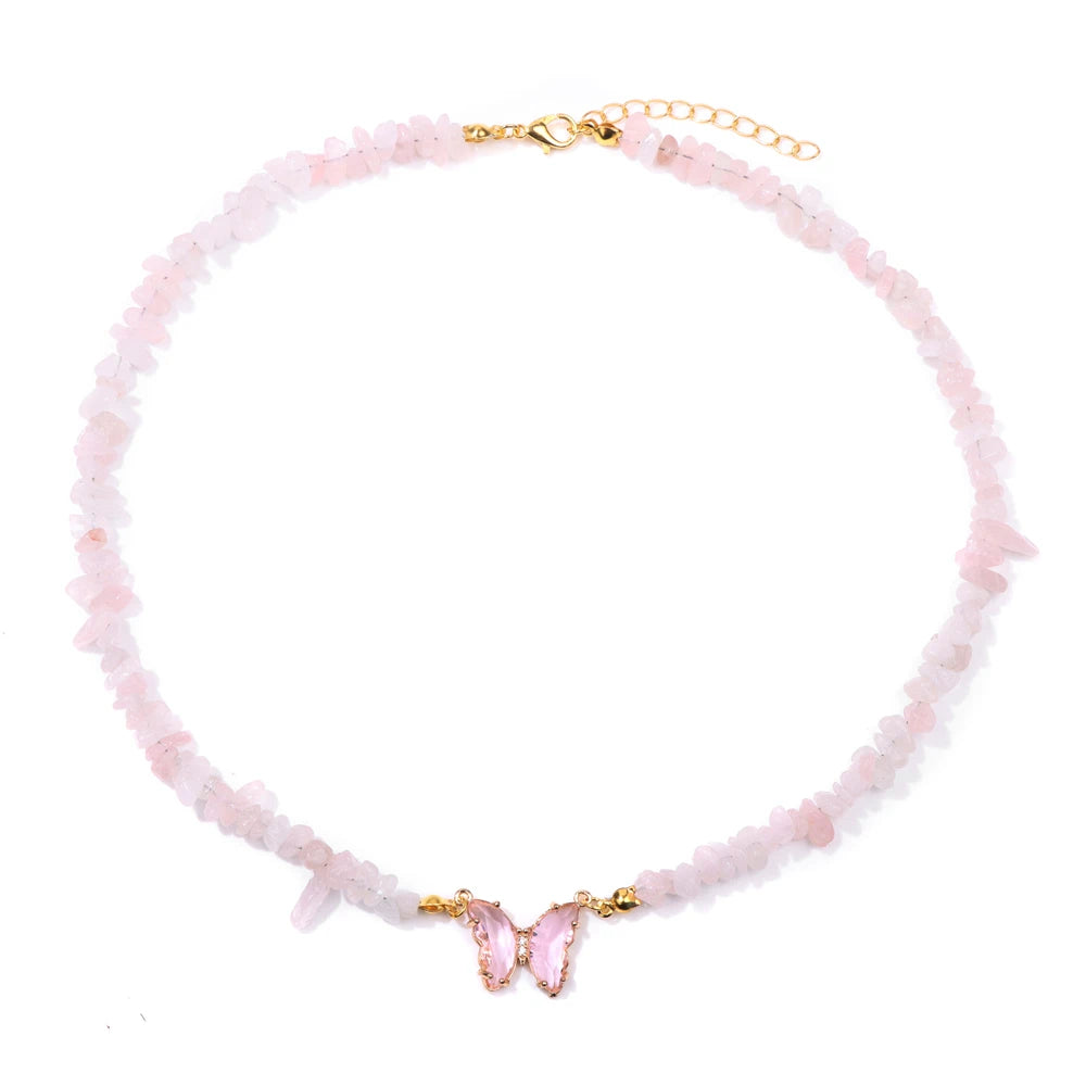 Butterfly Crystal Necklace