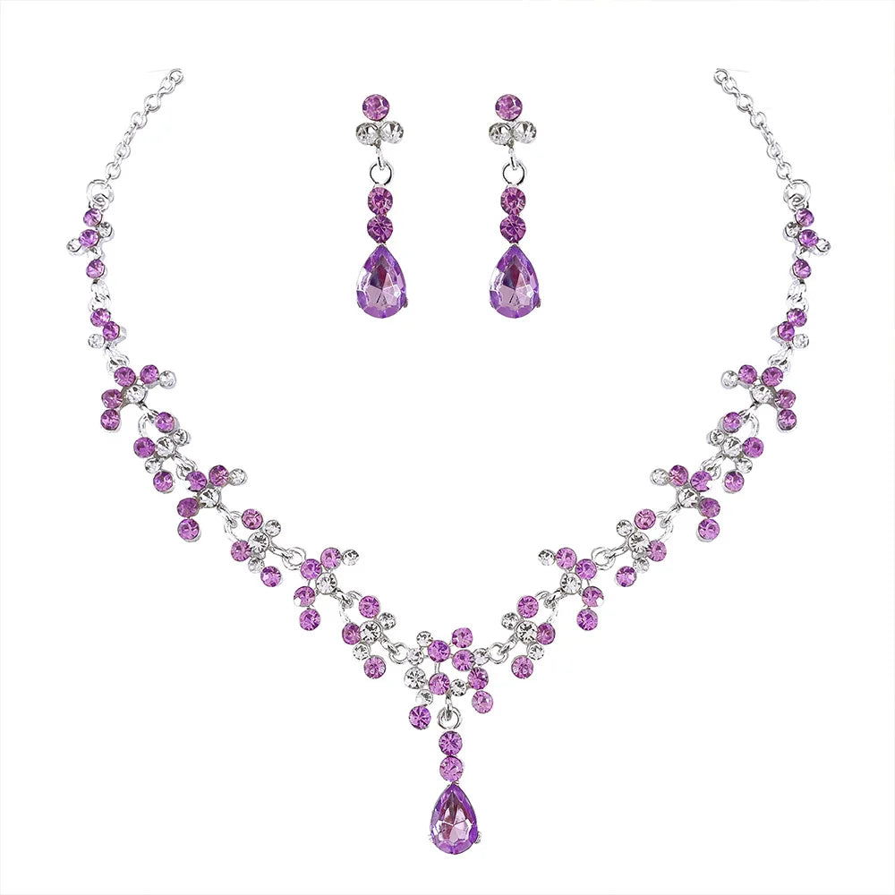 Crystal Bridal Wedding Jewelry Sets