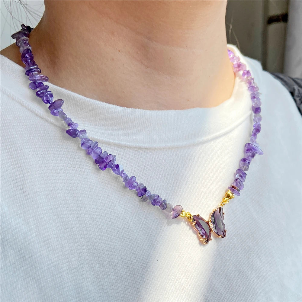 Butterfly Crystal Necklace