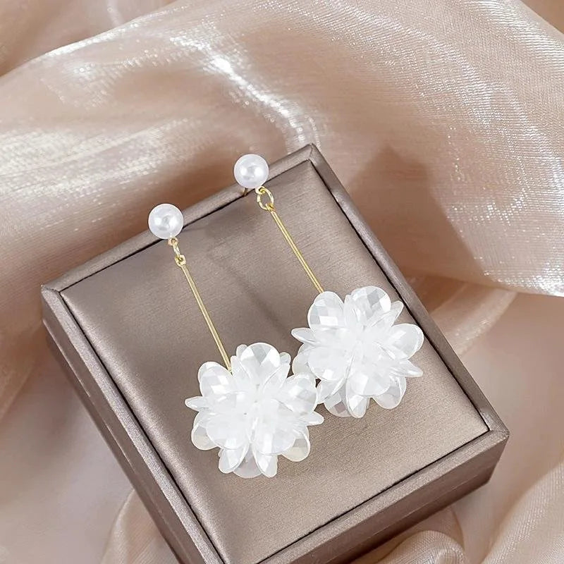 Korean Imitation Shell Dangle Earrings