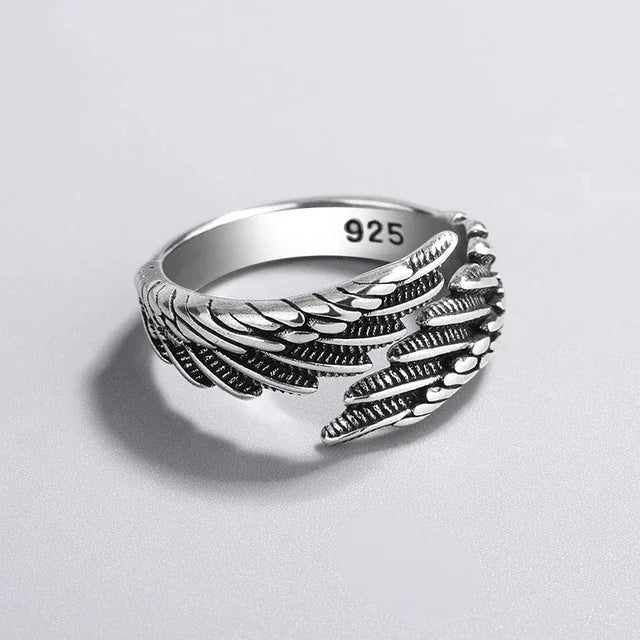 Elegant Irregular Zircon Silver Ring – 925 Sterling Cocktail Ring for Women
