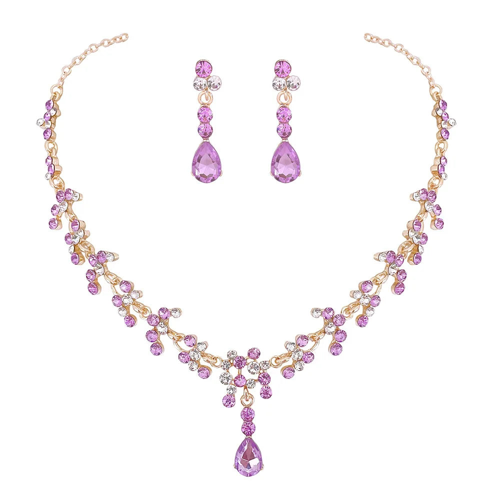Crystal Bridal Wedding Jewelry Sets