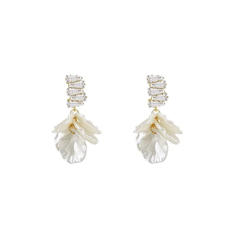Korean Imitation Shell Dangle Earrings