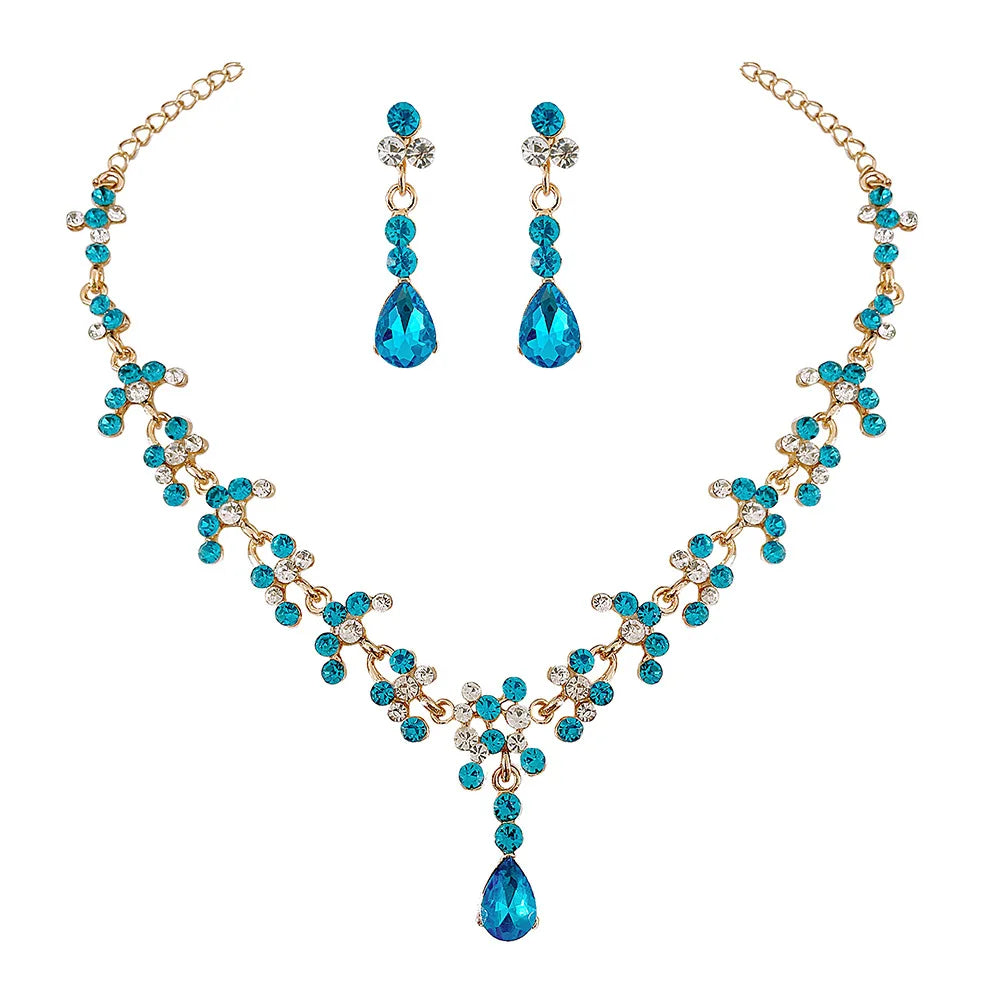 Crystal Bridal Wedding Jewelry Sets
