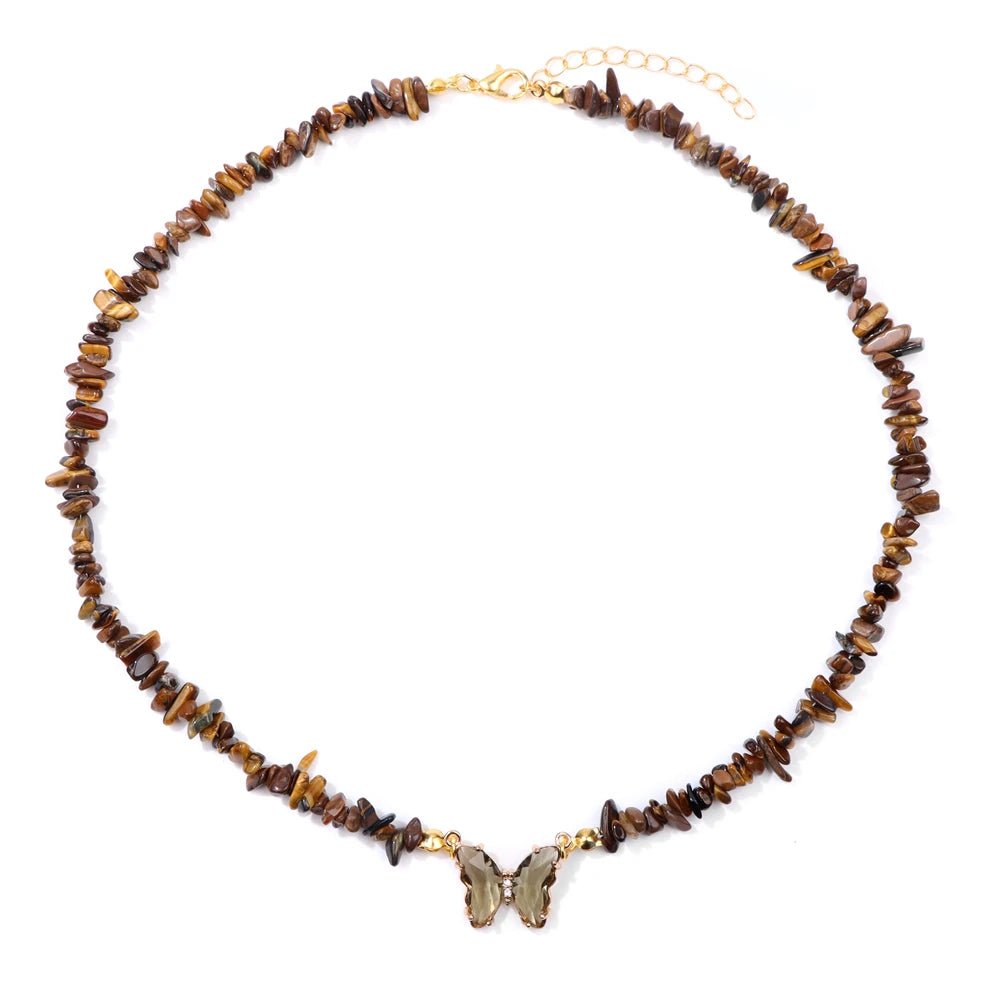 Butterfly Crystal Necklace
