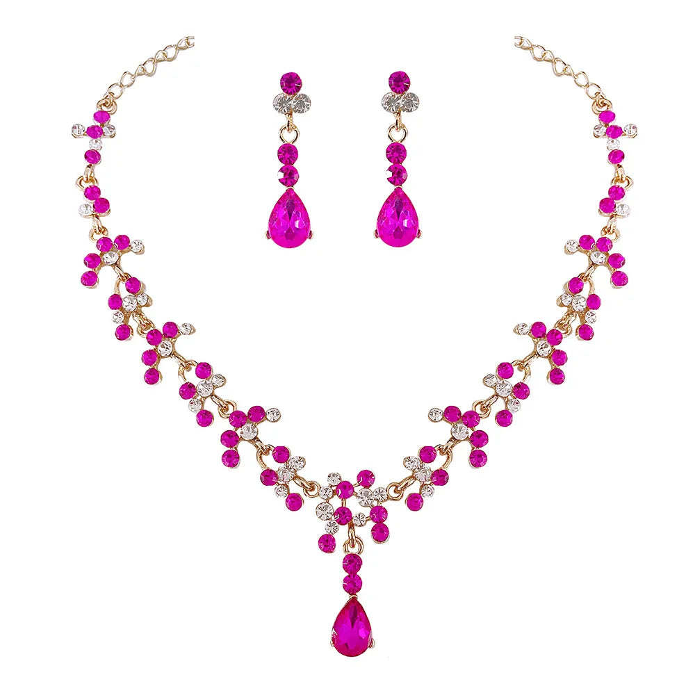 Crystal Bridal Wedding Jewelry Sets