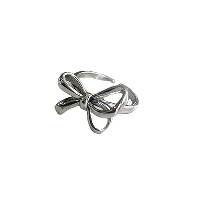 Elegant Irregular Zircon Silver Ring – 925 Sterling Cocktail Ring for Women