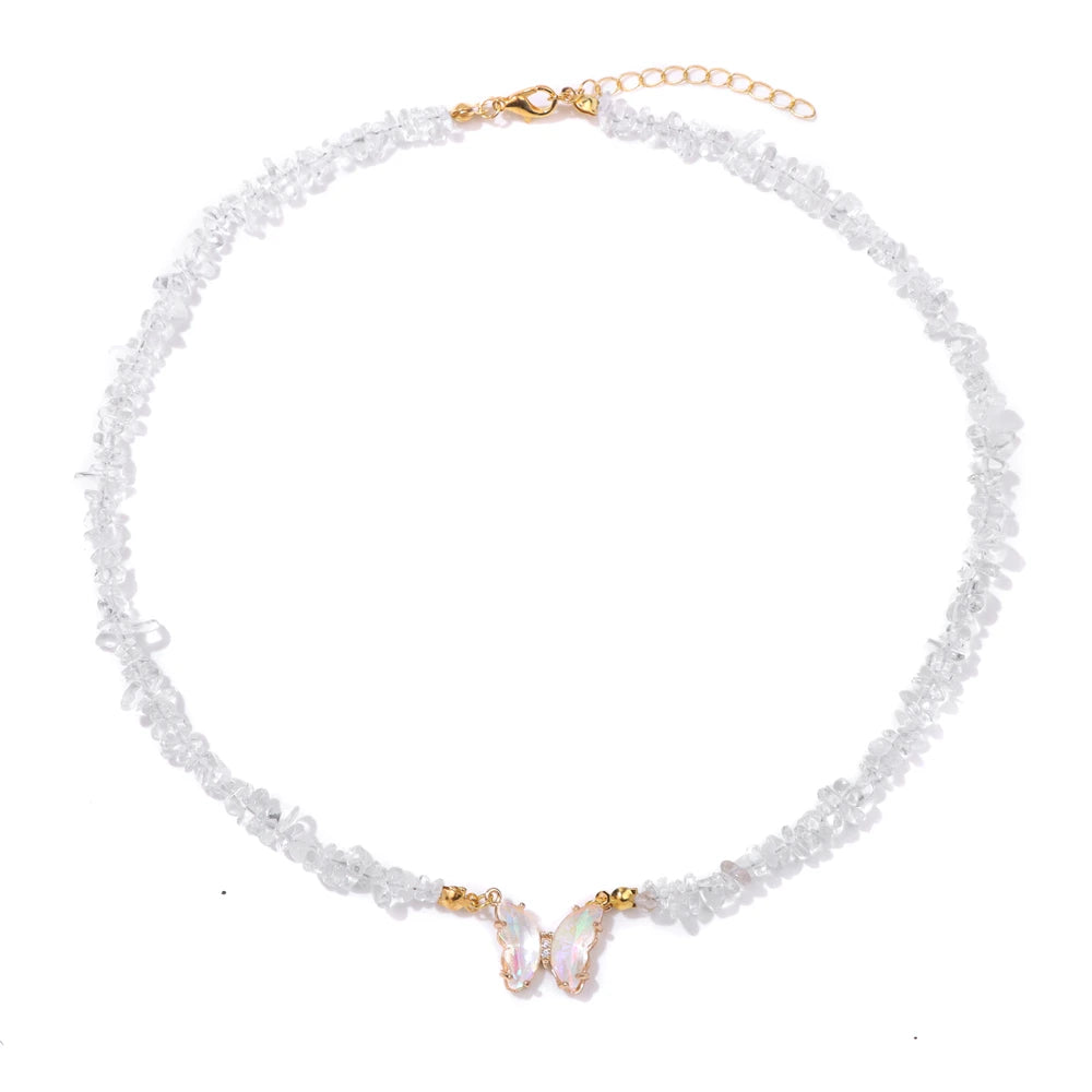 Butterfly Crystal Necklace