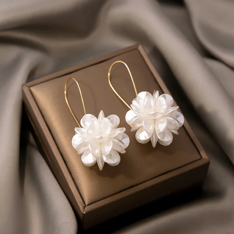 Korean Imitation Shell Dangle Earrings