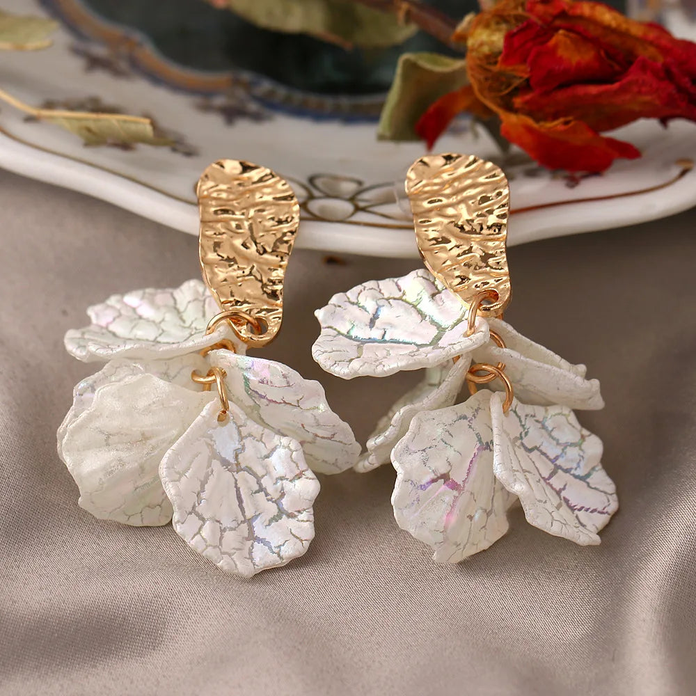 Korean Imitation Shell Dangle Earrings
