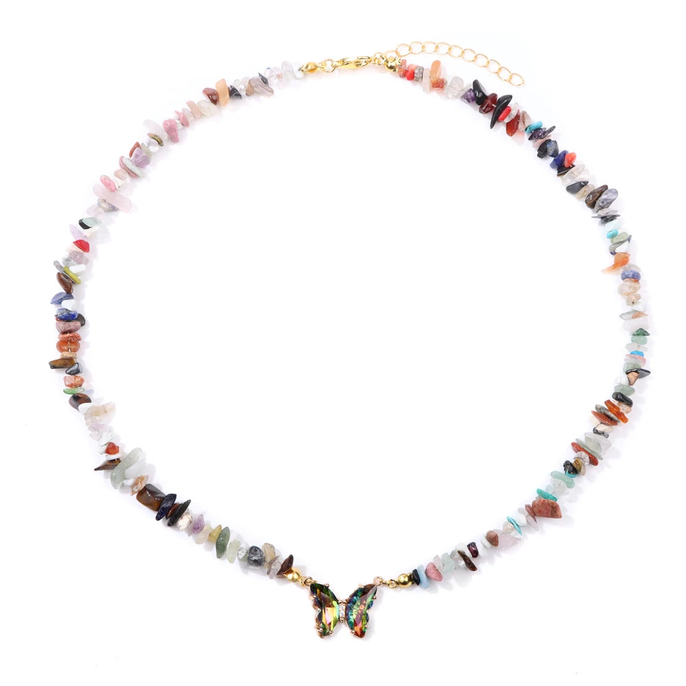 Butterfly Crystal Necklace