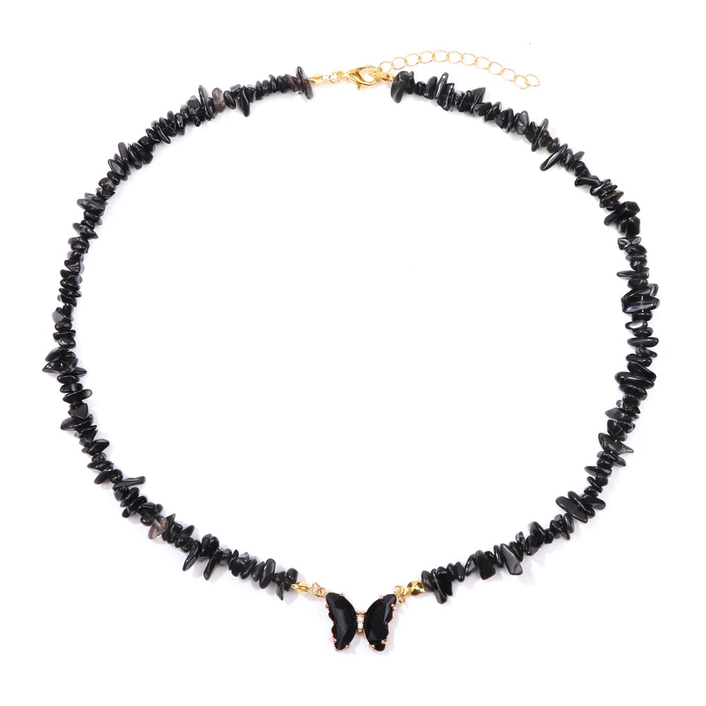 Butterfly Crystal Necklace
