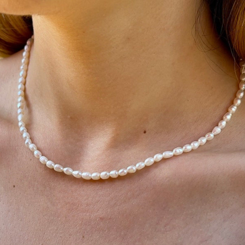 Luxury Minority Natural Freshwater Pearl Necklace| Unique Lebal