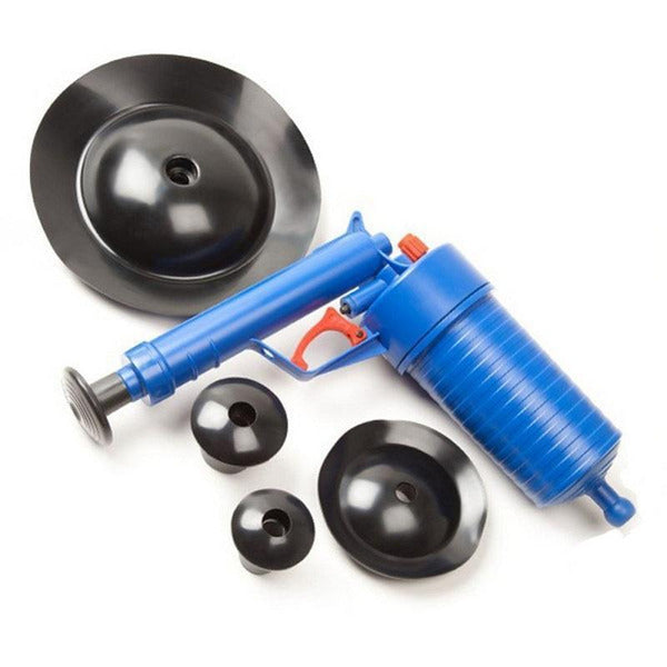 Plunger Opener Cleaner Kit – High-Pressure Drain Unblocker for Home | Perfect for Housewarming Gifts