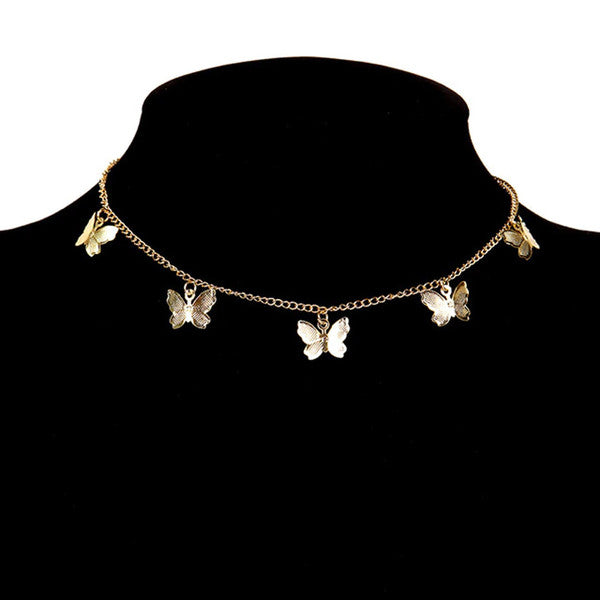 Butterfly Choker Chain Necklace – Perfect Gift for Her | Unique lebal