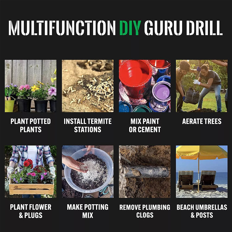 Garden Spiral Hole Drill Planter | Unique lebal