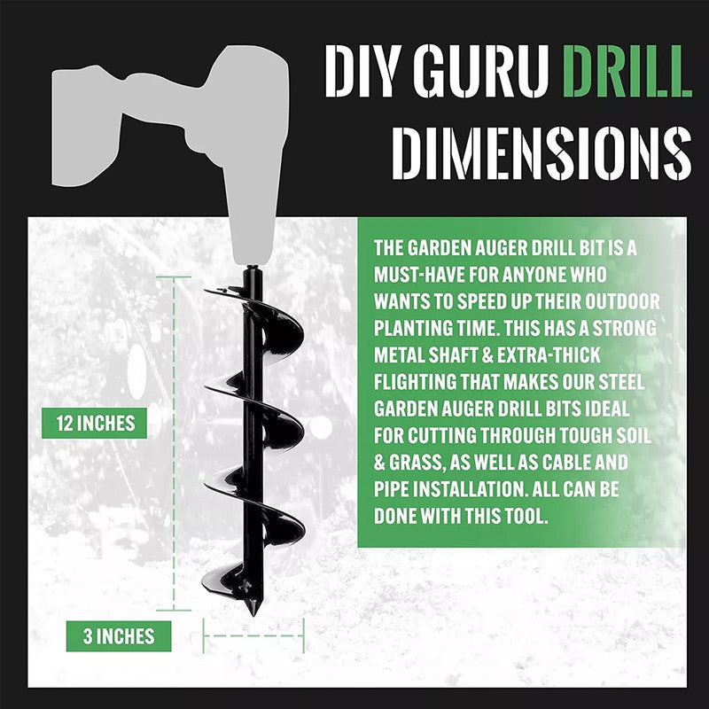 Garden Spiral Hole Drill Planter | Unique lebal