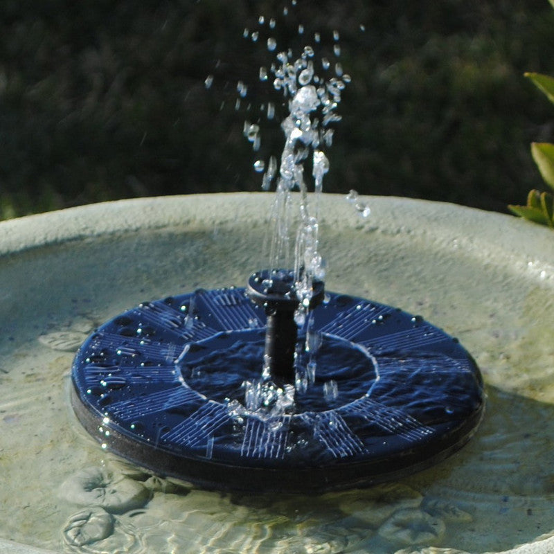 Solar Water Fountain for Garden – Eco-Friendly Outdoor Solar-Powered Fountain, Gift for Garden Lovers, Garden Fountain | Unique lebal