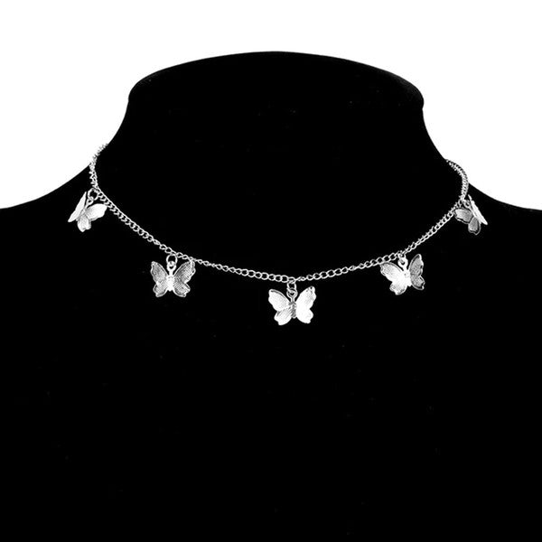 Butterfly Choker Chain Necklace – Perfect Gift for Her | Unique lebal