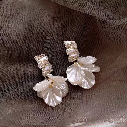 Korean Imitation Shell Dangle Earrings
