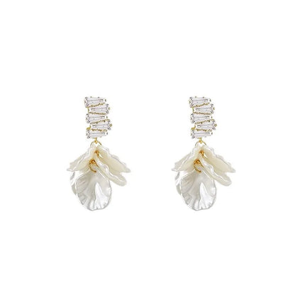 Korean Imitation Shell Dangle Earrings