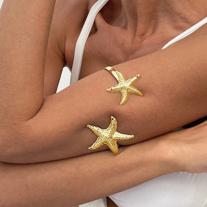 Starfish Arm Chain Bracelet