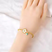 New Flower Charm Bracelet Waterproof Jewelry