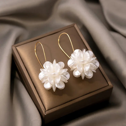 Korean Imitation Shell Dangle Earrings