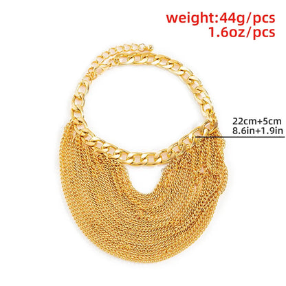 Sexy Multilayer Long Tassel Chain Anklets Jewelry