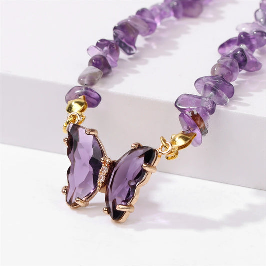 Butterfly Crystal Necklace