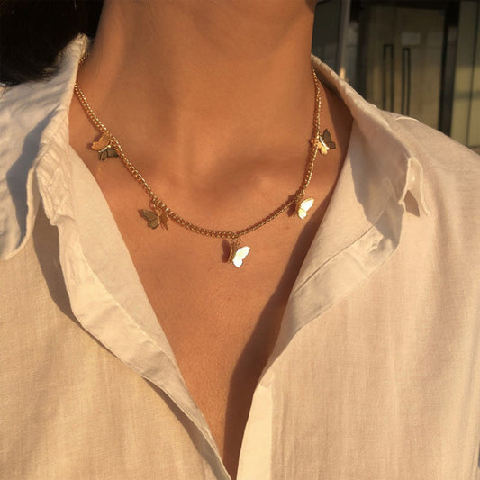 Butterfly Choker Chain Necklace – Perfect Gift for Her | Unique lebal