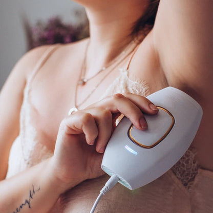PL Laser Hair Removal Handset System – Painless and Safe for All Skin Types, Perfect for Home Use